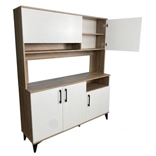 Soprano Kahve Köşesi Çok Amaçlı Mutfak Dolabı 150cm SP02348