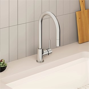 Artema Mastro Lite Eviye Bataryası Pull-Down Krom A43519