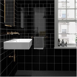 VitrA 10x10 Miniworx RAL 0001500 Siyah Mozaik Mat K50797580001VTE0