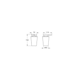 VitrA Eternity Sıvı Sabunluk Krom Beyaz A4432057