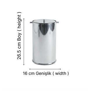 Kobos Nova Çöp Kovası 5L Parlak Krom KBW-908CR