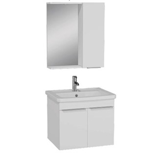VitrA Quadrum Banyo Dolabı Seti 65 cm Parlak Beyaz 65519