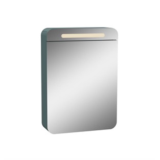 VitrA Sento Dolaplı Ayna 50cm Mat Fiyord Yeşili Sol 65885