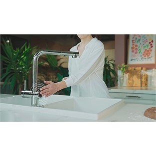 VitrA Sense Hybrid Elektrikli Eviye Bataryası Krom A47230