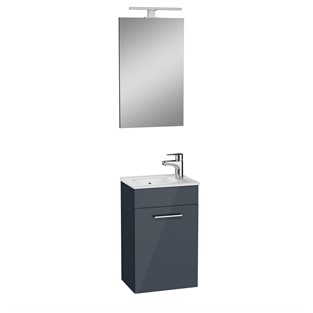 VitrA Mia Banyo Dolabı Seti 40cm Antrasit 75065