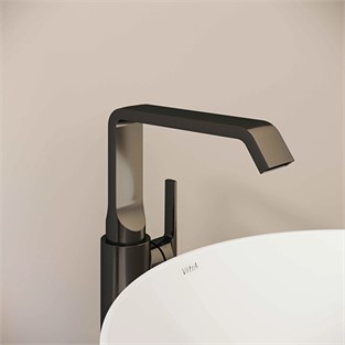 VitrA Suit Lavabo Bataryası Yandan (Yüksek) Parlak Siyah