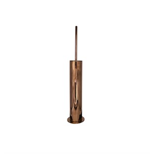 Kobos Nova Tuvalet Fırçalığı Yuvarlak Parlak Bakır KBW-8857RS