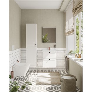 VitrA Root Classic Çekmeceli Lavabo Dolabı 60 cm Mat Beyaz 68848