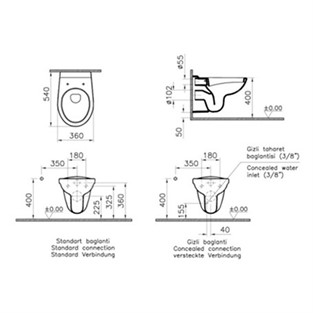 Norm 101 Asma Klozet 6855L003-1066