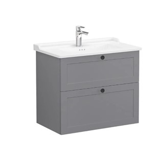 VitrA Root Classic Lavabo Dolabı İki Çekmeceli 80 Cm 68871