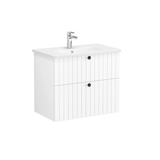 VitrA Root Groove İki Çekmeceli Lavabo Dolabı  80 Cm Beyaz 69436
