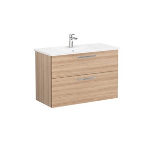 VitrA Root Lavabo Dolabı 100 cm Doğal Meşe 68310