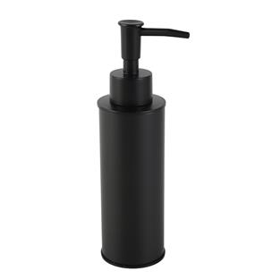 Kobos Tezgah Üstü Yuvarlak Sıvı Sabunluk Mat Siyah KBW-621MB