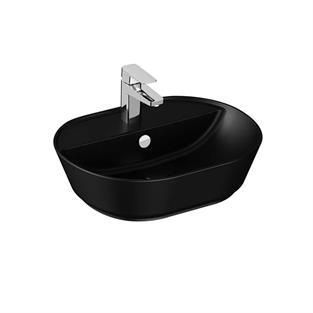 VitrA Geo Çanak Lavabo Mat Siyah 55cm 7428B083-0001