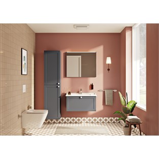 VitrA Root Classic Boy Dolabı 40 cm Mat Lacivert 68515