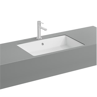 VitrA Nuo Armatür Deliksiz Tezgahaltı Lavabo 60 cm 7434B003-1082