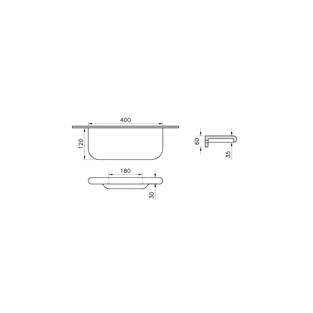 VitrA Liquid Seramik Raf 7307B403-0155