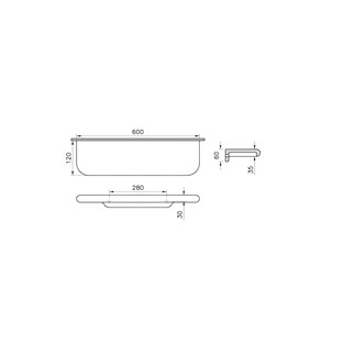 VitrA Liquid Seramik Raf 7309B403-0155