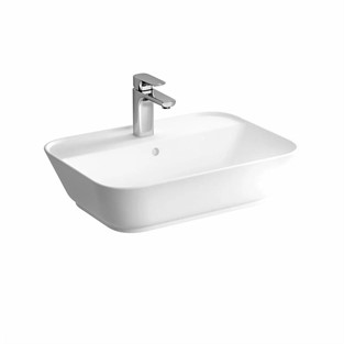 Geo Dikdörtgen Çanak Lavabo 60 cm-Beyaz 7426B003-0041