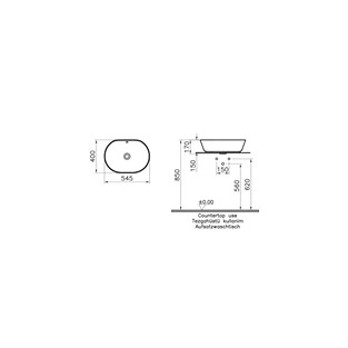 VitrA Geo Çanak Lavabo 7427B003-0012