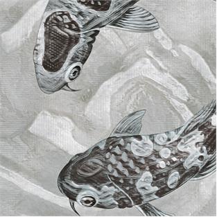 Duka Duvar Kağıdı Koi DK.29939-3 (10 m2)