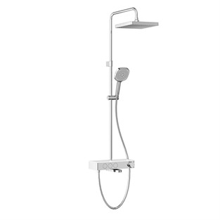 Artema Core Square Duş Sistemi Termostatik Banyo Bataryalı Krom A47310