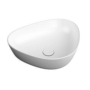 VitrA Plural Üçgen Çanak Lavabo 47x40 cm Mat Beyaz 7812B401-0016
