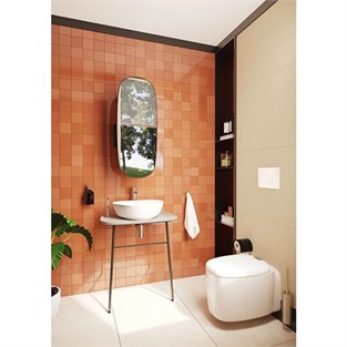 VitrA Plural Üçgen Çanak Lavabo 47x40 cm Mat Beyaz 7812B401-0016