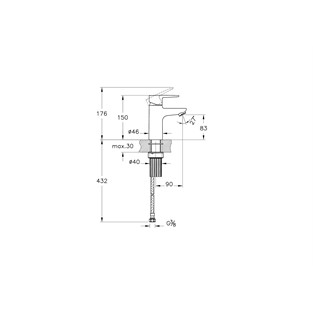 Artema Flow Soft Lavabo Bataryası Krom A42988