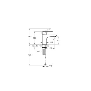 Artema Root Round Lavabo Bataryası Soft Altın Kısa A4270574