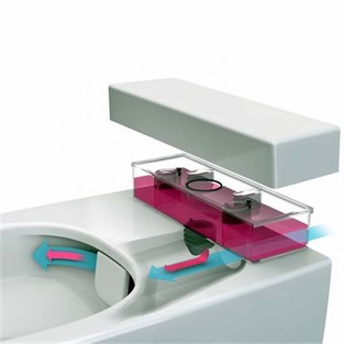 VitrA Metropole Rim-ex Asma Klozet Deterjan Hazneli-Beyaz 7672B003-1685