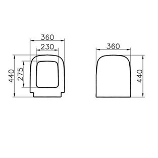 VitrA S20 Soft Klozet Kapağı 77-003-009