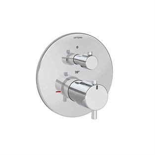 Artema Aquaheat Ankastre Termostatik Banyo Bataryası Krom A43258