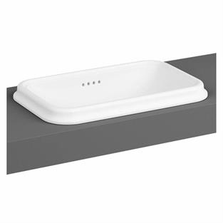 Valarte Tezgahüstü Lavabo 58 cm-Beyaz 7800B003-0012