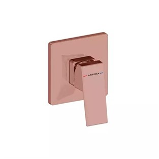 Artema Minimax Square Ankastre Duş Bataryası Minibox Soft Bakır A4373329