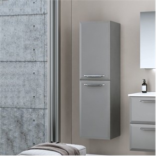 ORKA Nuvola Boy Dolabı Parlak Gri Lake 40 cm ORKA3003821