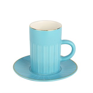 Vitale Nokta Desenli Turkuaz Kupa Takımı MTFK.0093