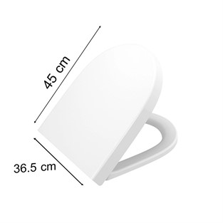 VitrA Sento Yavaş Kapanır Klozet Kapağı Kolay Sök-Tak 86-003R009