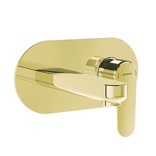 Artema Root Round Ankastre Lavabo Bataryası Soft Altın A4272174