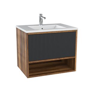 Kobos Elegant 60 cm Lavabo Dolabı Miling Oak + Argento KB710125