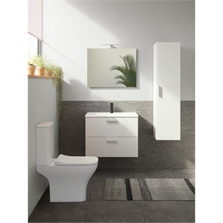 Vitra Mia Banyo Dolabı Seti 80 cm Parlak Beyaz 75024