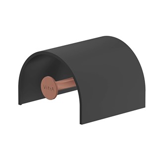 VitrA Origin Siyah Kapaklı Tuvalet Kağıtlığı Soft Bakır A4488829