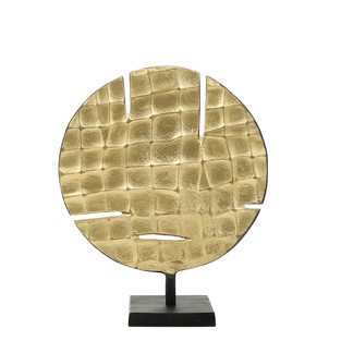 Vitale Gold Gülen Surat Obje 39 cm AK.IU0085
