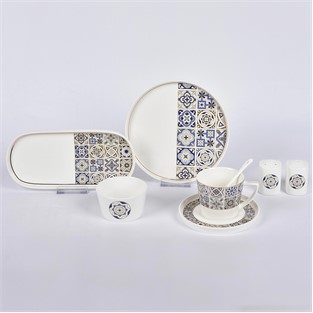 Vitale Karışık Desenli Servis Takımı MTFK.0122