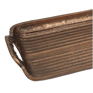 Vitale Bronz Dekoratif Tepsi 53x20 cm AK.IU0088