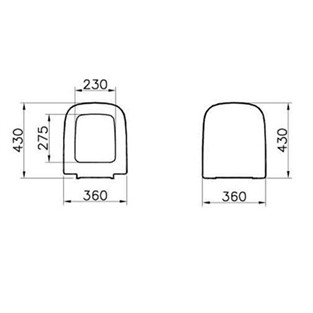 VitrA S20 Klozet Kapağı 87-003-001