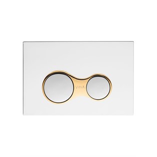 VitrA Sirius Parlak Krom Gövde Altın Çerceveli Kumanda Paneli 740-0422
