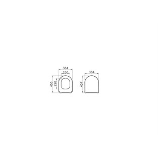 VitrA Integra Yavaş Kapanır Klozet Kapağı Beyaz 110-003-009