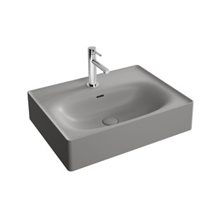 VitrA Equal Lavabo Mat Taş Gri 60 cm 7241B476-0001