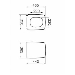 VitrA Metropole Soft Klozet Kapağı 90-003-009